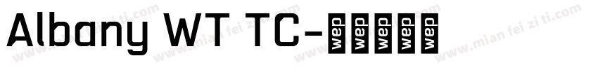 Albany WT TC字体转换